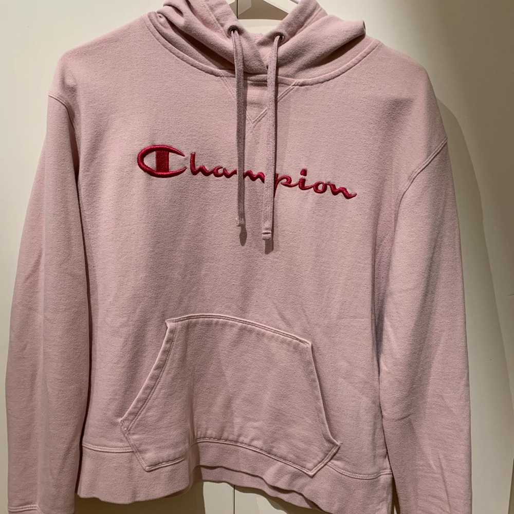 Women’s size medium pink Champion hoodie